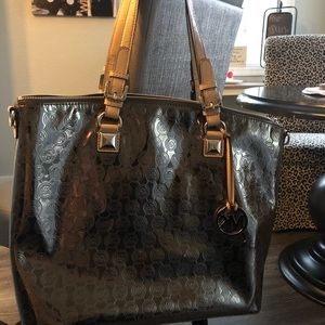 Michael Kors MK Metallic Shoulder Bag